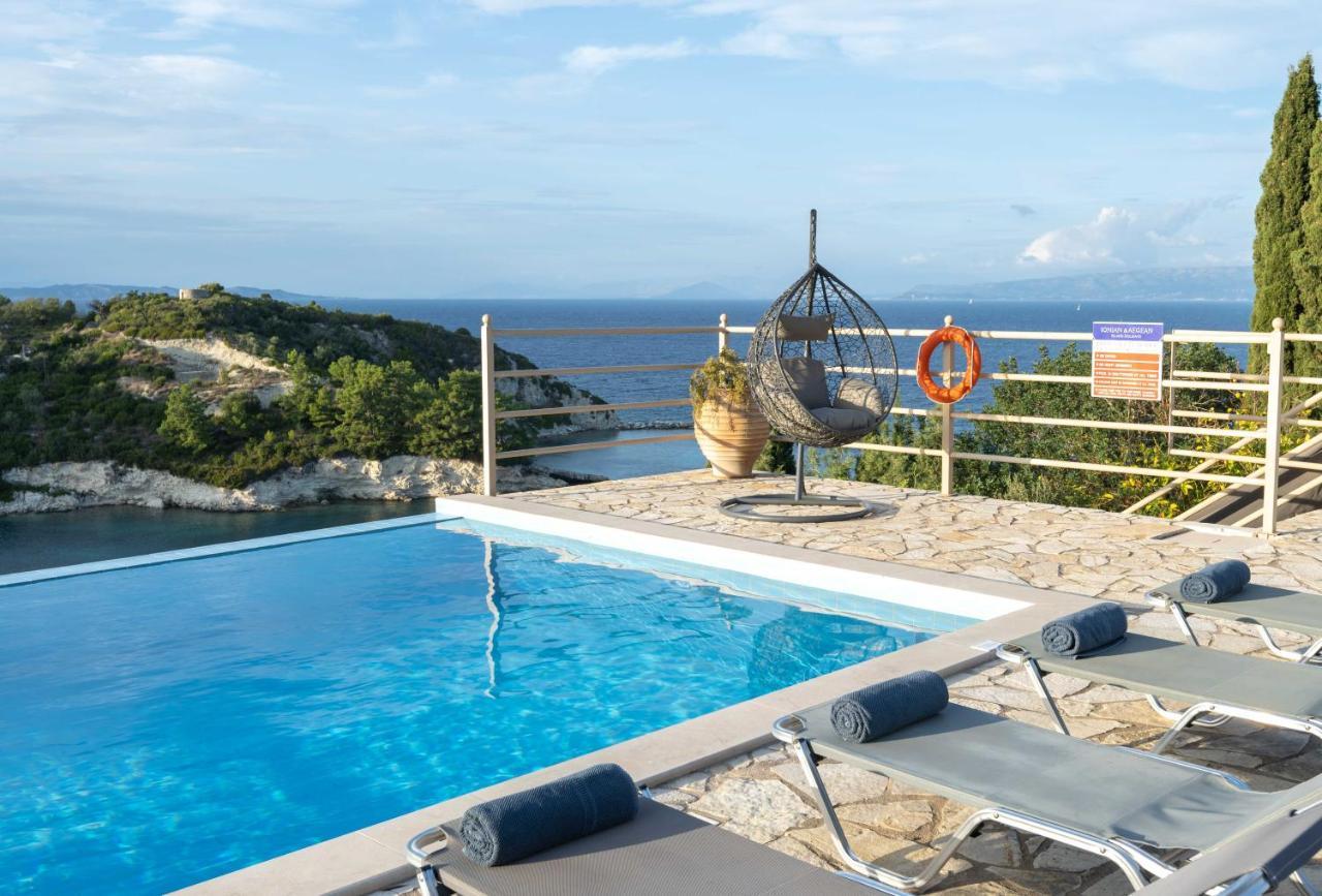 Pangolas Apartments Paxos Longósz Kültér fotó